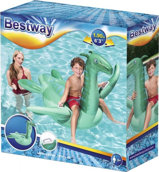 Плот надувной Bestway Динозавр 145х190 см