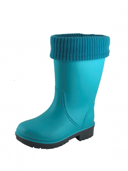 Сапоги резиновые для девочекдетские Alisa Line Win размер 40 мятный 