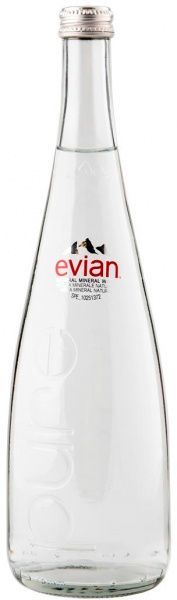 Вода минеральная Evian негазированная 0,75 л 