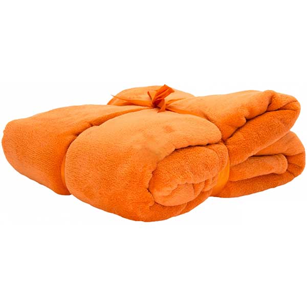 Плед мікрофібра Underprice Glory морквяний 160x200 см