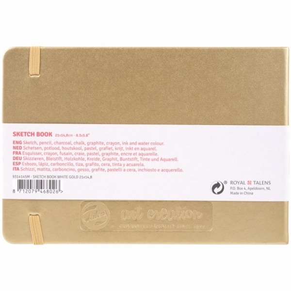 Блокнот для графики Rosa Talent White Gold 21x14,8 см 9314145M 