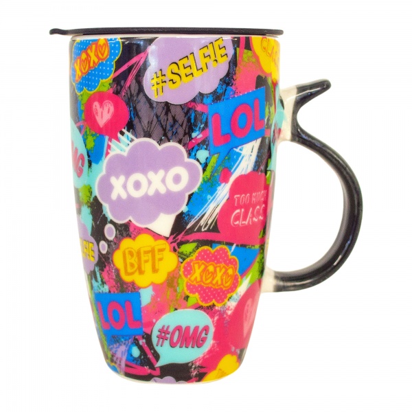 Чашка с крышкой Freestyle 420 мл 21-279-120 Keramia