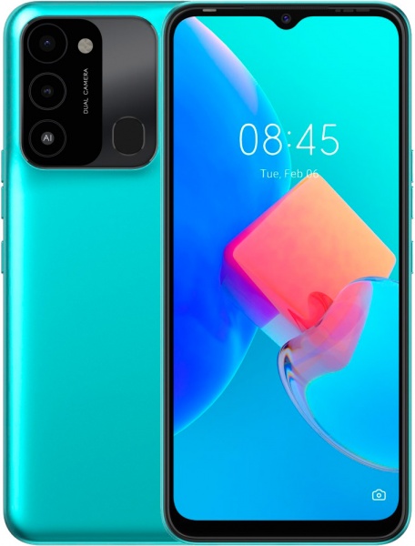 Смартфон Tecno Spark 8С NFC 4/64GB turquoise cyan (4895180777967) 