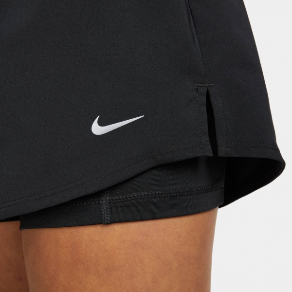 Шорти Nike W NK ONE DF HR 3IN 2N1 SHORT DX6016-010 р. S чорний