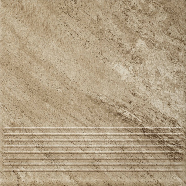 Клинкерная плитка Mattone Pietra Ochra Stopnica Prosta 30x30 Ceramika Paradyz