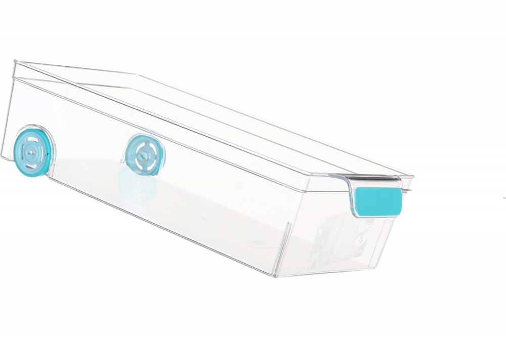 Ящик-органайзер RIO AC-021 прозорий з колесами BITO L 3,2 л 160x306x85 мм