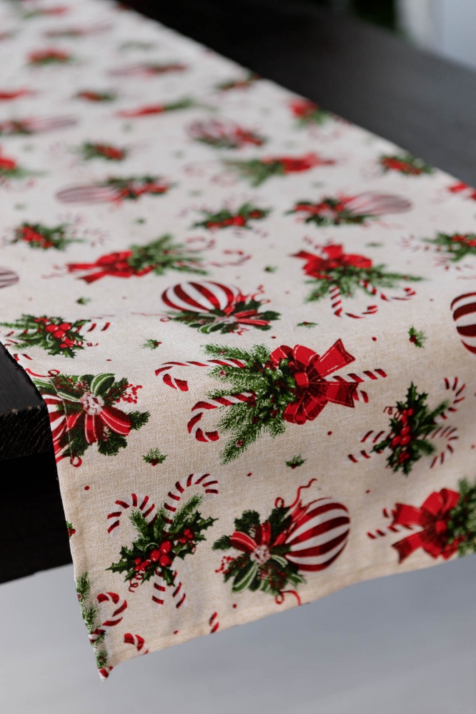 Раннер STRIPE BALLS 40x136 см Прованс