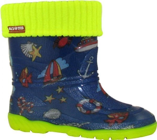 Чоботи гумові Alisa Line Човники р.27 синійсалатовий 