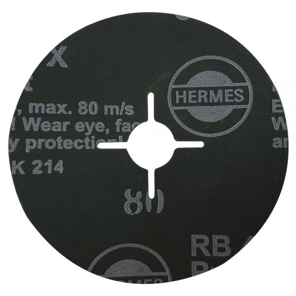 Диск фібровий Hermes 125 мм 80 Р RB414