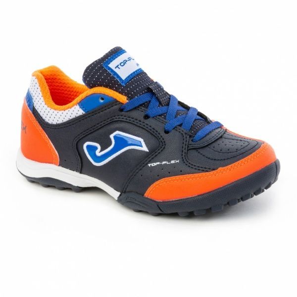 Бутсы Joma TOP FLEX JR 2003 NAVY-ORANGE TURF TPJW.2003.TF р. EUR 35 сине-оранжевый