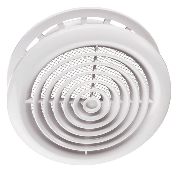 Диффузор Вентс МВ 100 ПФ 1691 пластик белый 