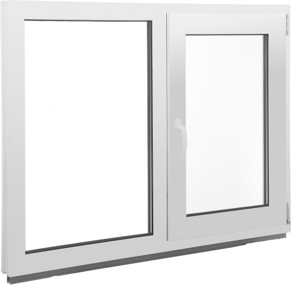 Вікно поворотно-відкидне Aluplast IDEAL 4000 70 1400x900 мм праве 