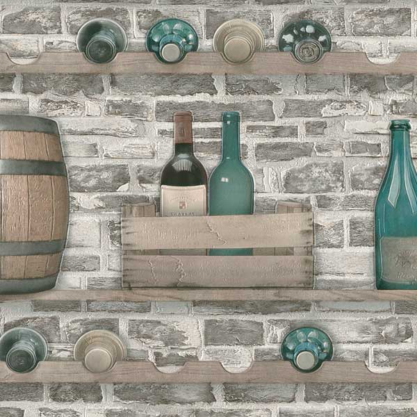 Шпалери зі спіненого вінілу Слов'янські шпалери Expromt Погребок 5675-03 0,53x10,05 м 