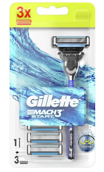 Станок для бритья Gillette Mach 3 Start со сменными картриджами 3 шт.