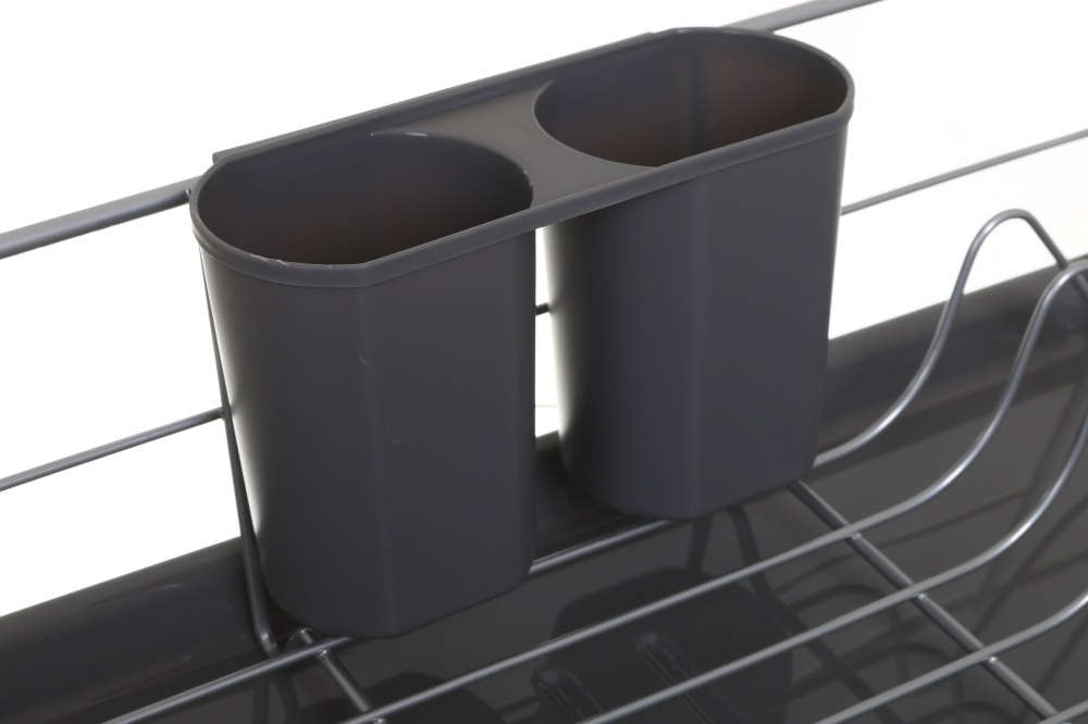 Сушилка для посуды Flamberg 480x300x100 мм настольная из стали одноуровневая с поддоном