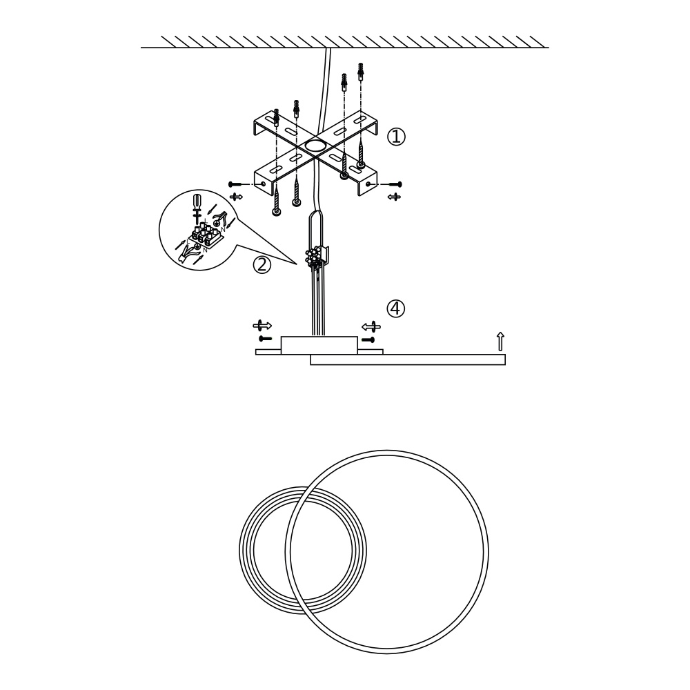 Люстра потолочная Miorro LED Vesta с пультом ДУ металл/пластик 1x34,8 Вт LED-модуль белый 51-311-084