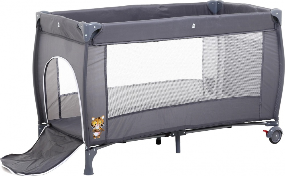 Манеж-ліжко Bambinelli 120х60х76 см сірий H64-G7