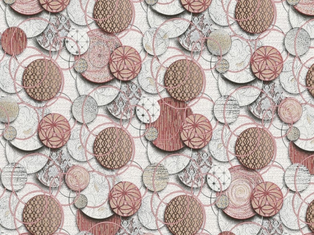 Шпалери вінілові на флізеліновій основі Слов'янські шпалери V.I.P Class Діско 3694-06 1,06x10,05 м