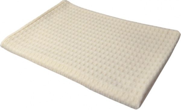 Рушник вафельний 50x90 см молочний 