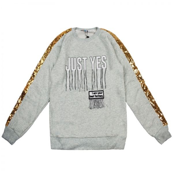 Світшот ALG 78623 р.152 сірий 