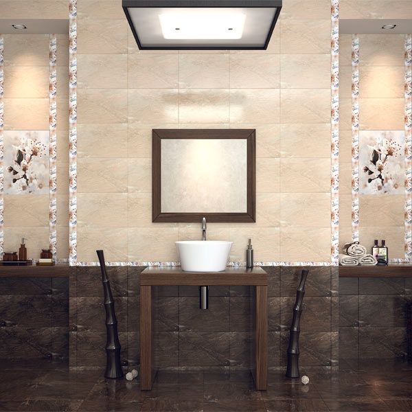 Плитка Golden Tile Sakura коричнева В67833 400х400 мм 2 гатунок