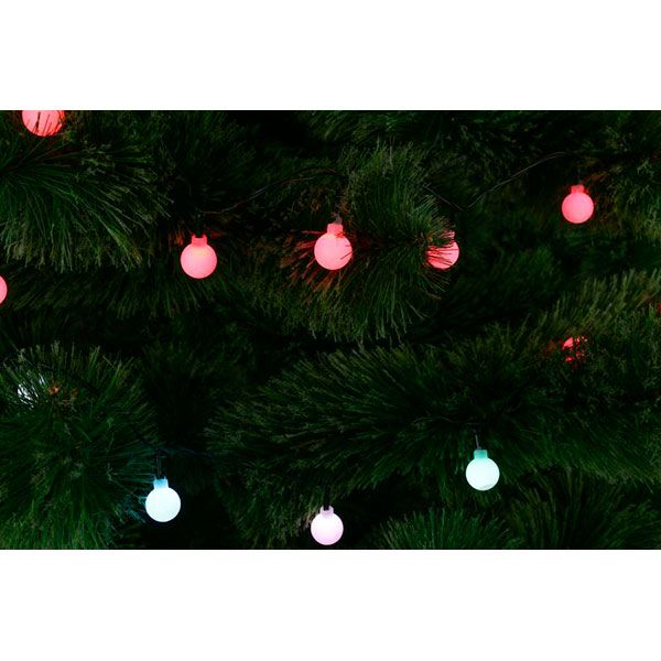 Гирлянда линейная LED 20 ламп 2 м разноцветная 11530340