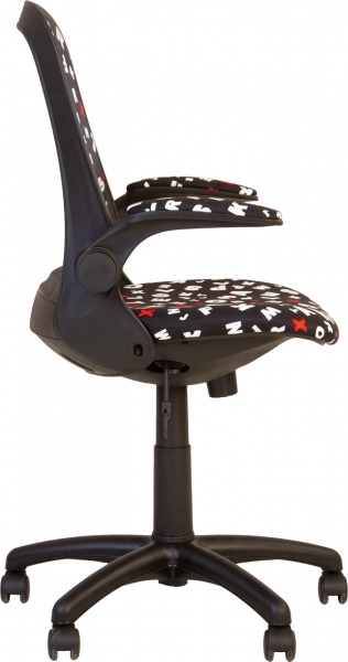 Кресло детское Nowy Styl GLORY GTP BLACK KIDS TILT PL62 (CH) OD-07/SPR-10 черный/с буквами 