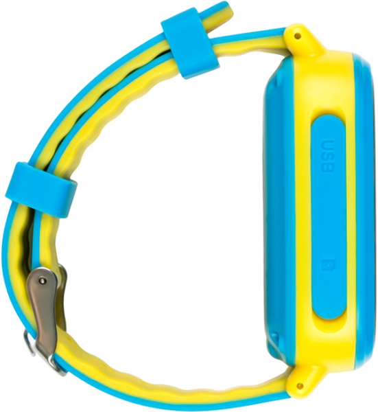 Смарт-часы детские AmiGo GO001 GLORY Camera+LED yellow/blue (976266)