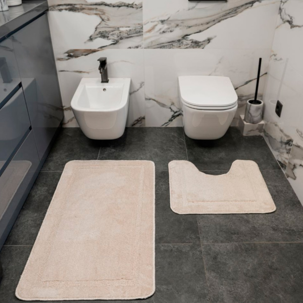 Набор ковриков Dariana STANDARD 57x100 см и 57x50 см молочный 1000008892