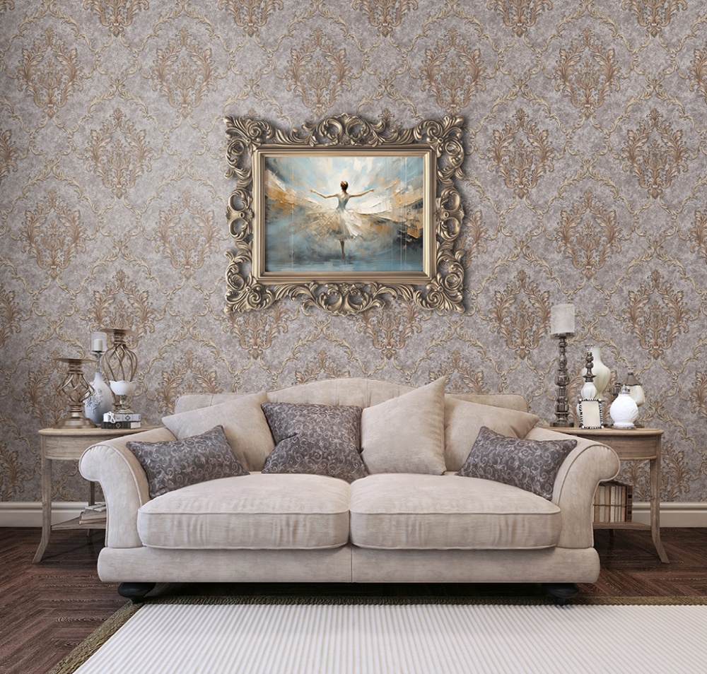 Шпалери вінілові гарячого тиснення Bravo 81225BR44 1,06x10,05 м