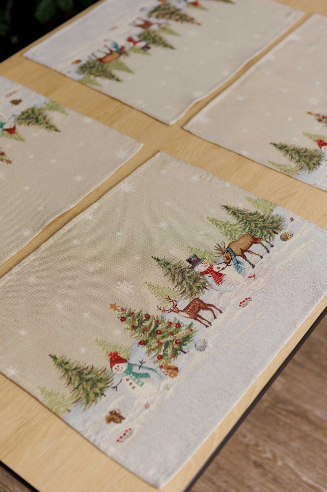 Серветка La Nuit Зимовий ліс 35x45 см