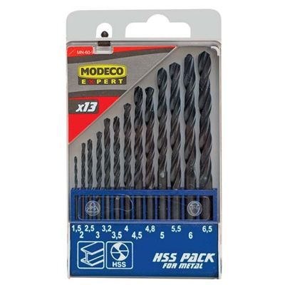 Набір свердел HSS Modeco MN-60-932 13 шт