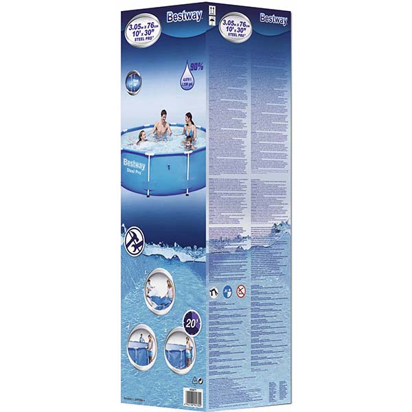 Бассейн каркасный Bestway 305х76 см промо 56677