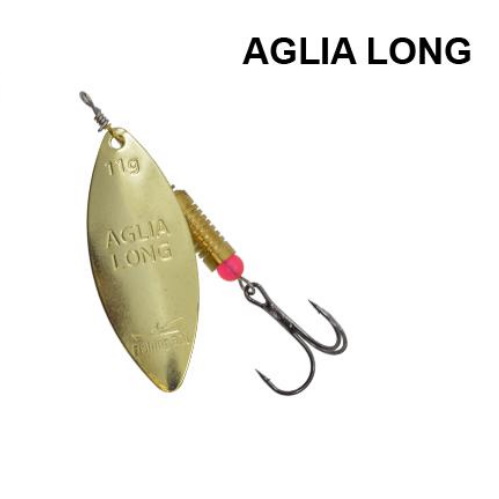 Блешня-обертова Fishing ROI 5 г Aglia Long N 002 gold