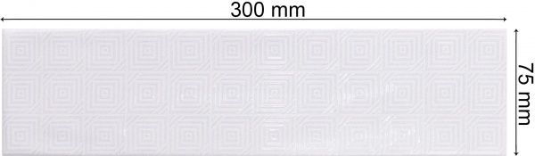 Плитка Cifre Decor Opal White 7,5x30 