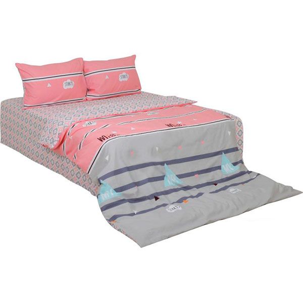 Комплект постільної білизни полуторний Ibodo Starts Beige