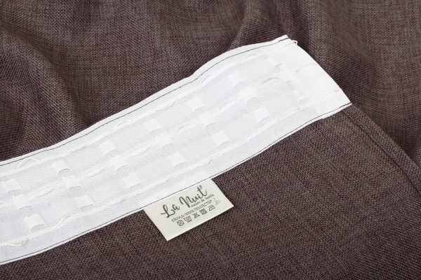 Штора Stella коричневий 160х275 см La Nuit