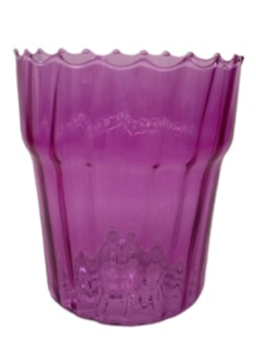 Горщик Омела Орхідея смужка круглий 1,8 л малиновий 