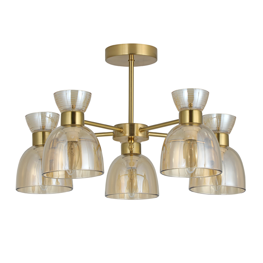 Люстра підвісна ARDERO 5xE14 золотий BL1250-2