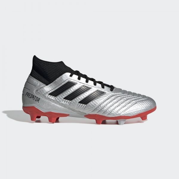 Бутси Adidas PREDATOR 19.3 FG F35595 р. UK 8 сріблястий