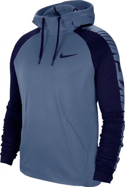 Джемпер Nike M NK THRMA HD PO GFX 3 BV3875-427 р. XL синий
