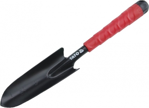 Лопатка посадочная YATO стальная с прорезиненной ручкой YT-8865