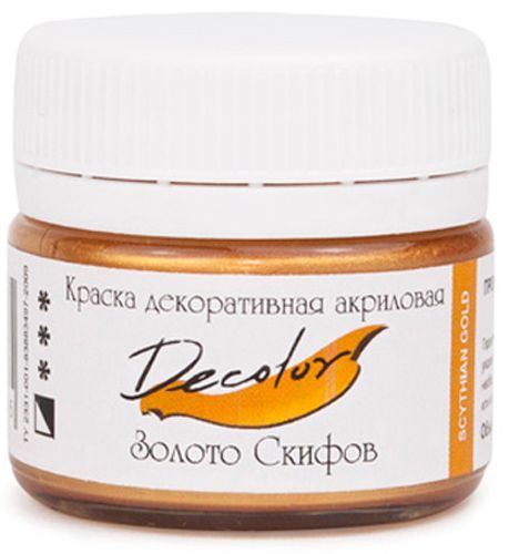 Акрил для декора Золото Скифов 20 мл Деколор ТАИР