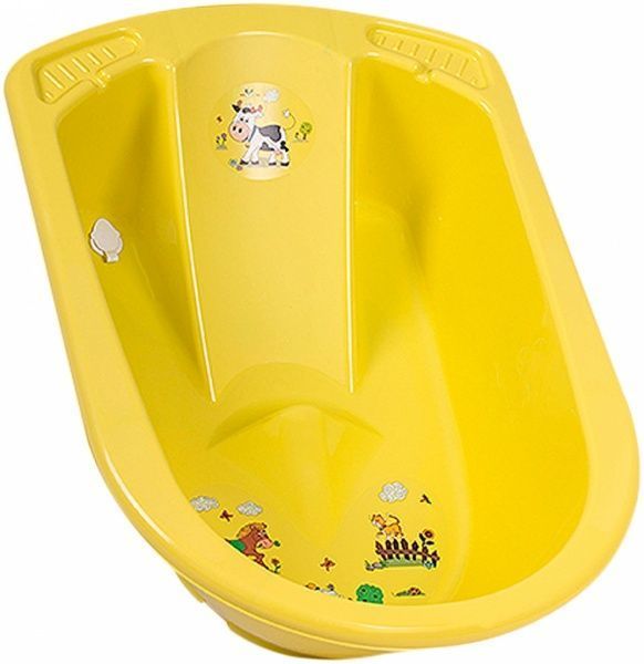 Ванночка Prima-Baby Funny Farm анатомічна зелена 8719.274