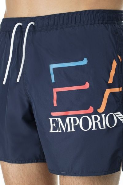 Шорти EA7 Mens woven boxer 902000-0P739-06935 р. 48 синій