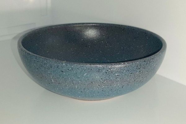 Салатник гранит 18 см голубой V.281