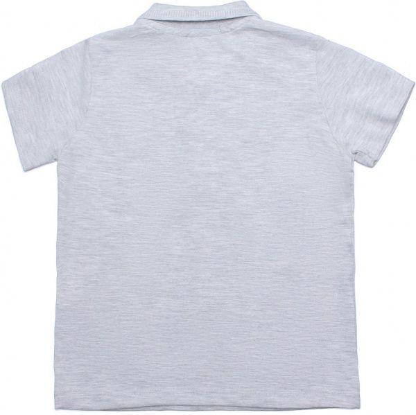 Поло р.128 сірий меланж