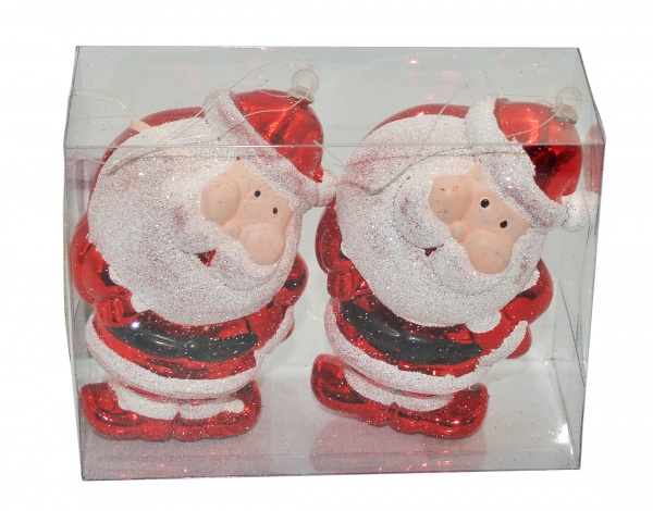 Набор елочных игрушек Jucik Дед Мороз 9,5 см SYQB-012019