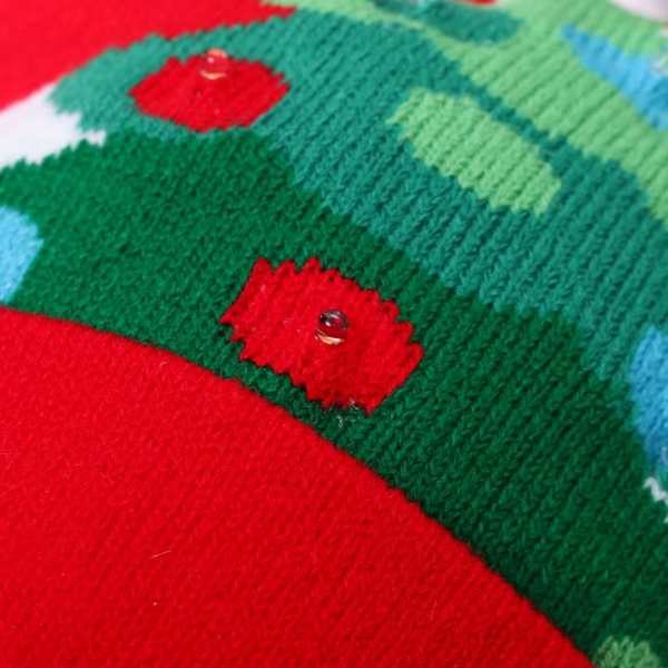 Шапка Діда Мороза з підсвічуванням 21х29 см