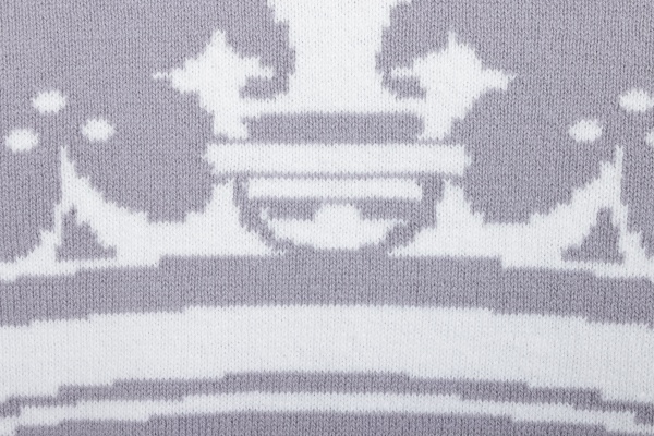 Плед Banian Корона 90x100 см белый с серым 